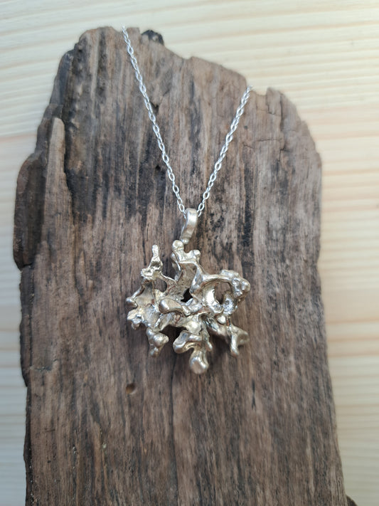 Sterling Silver Coral Necklace