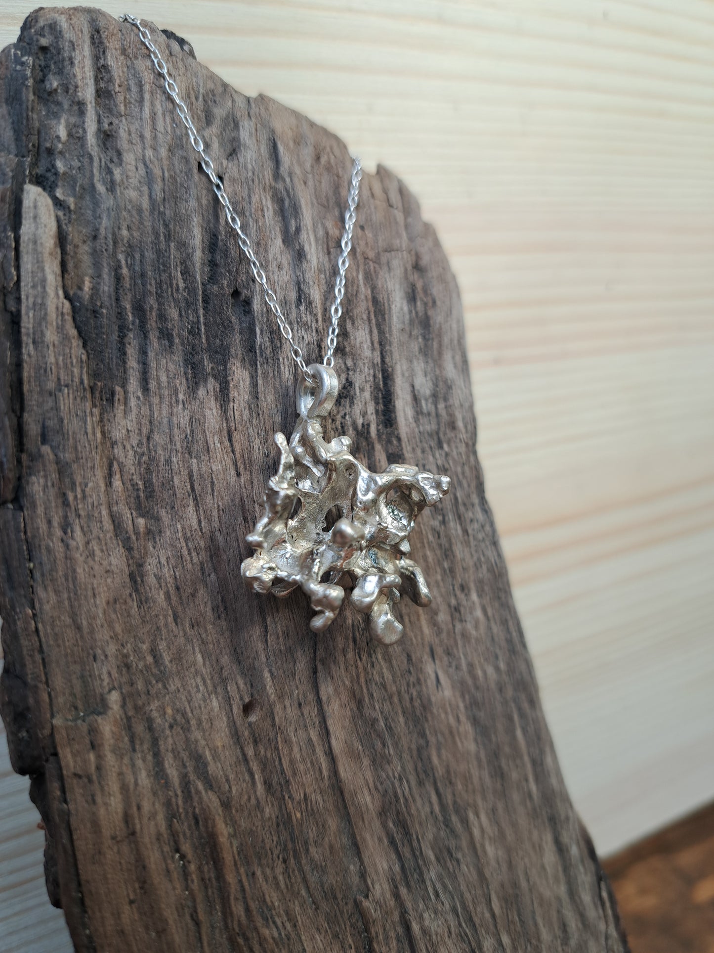 Sterling Silver Coral Necklace