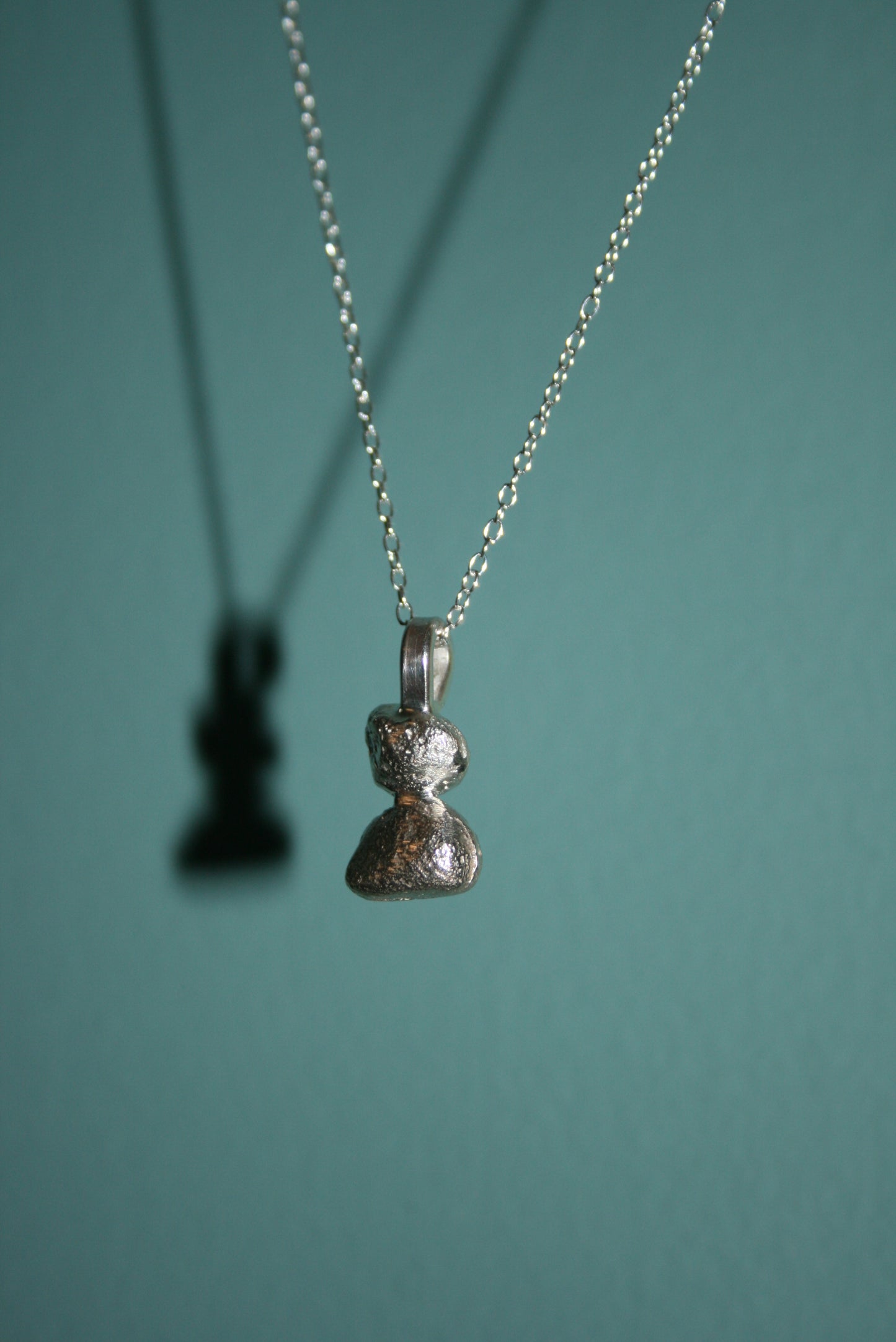 Pebble Silver Necklace - Recycled Sterling Silver