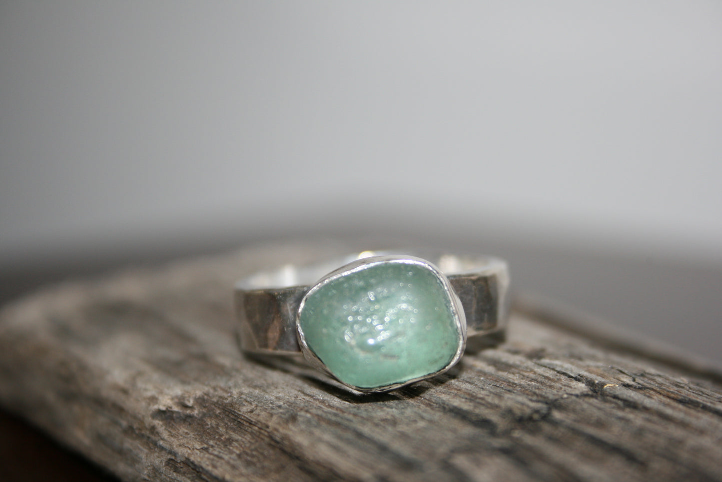 Custom Sea Glass Ring