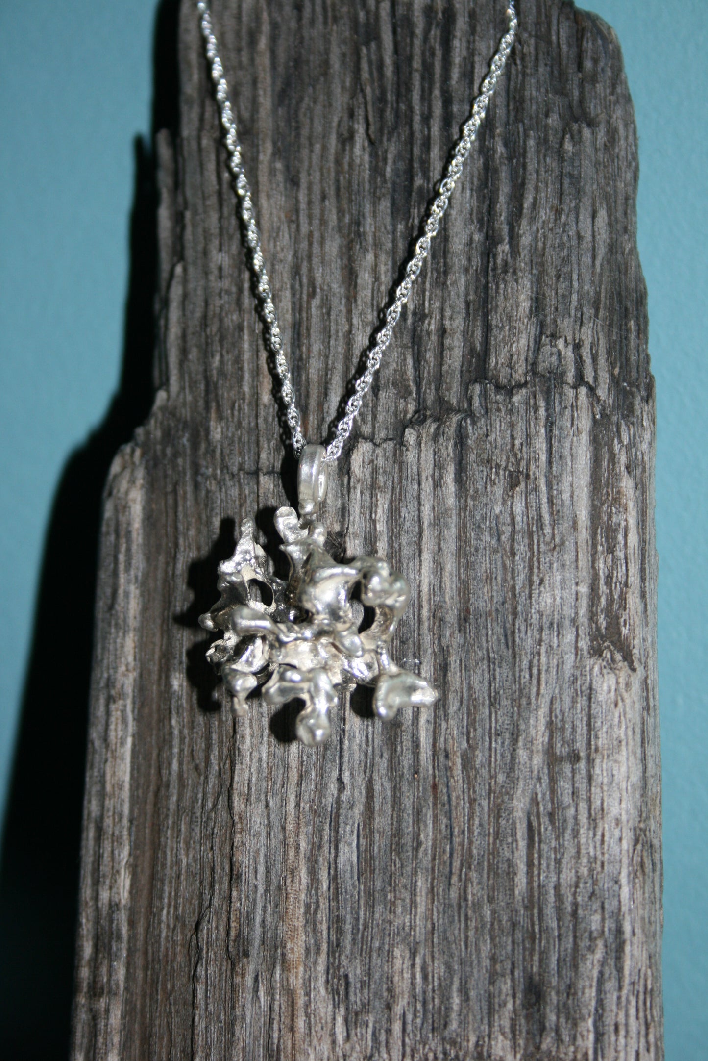 Sterling Silver Coral Necklace