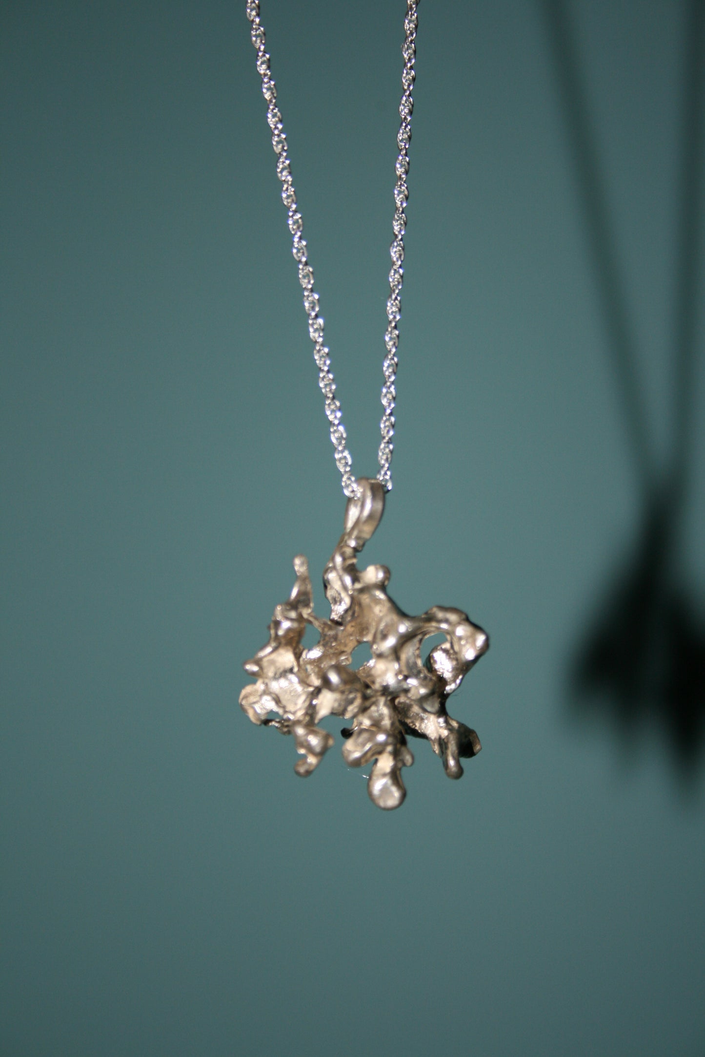 Sterling Silver Coral Necklace