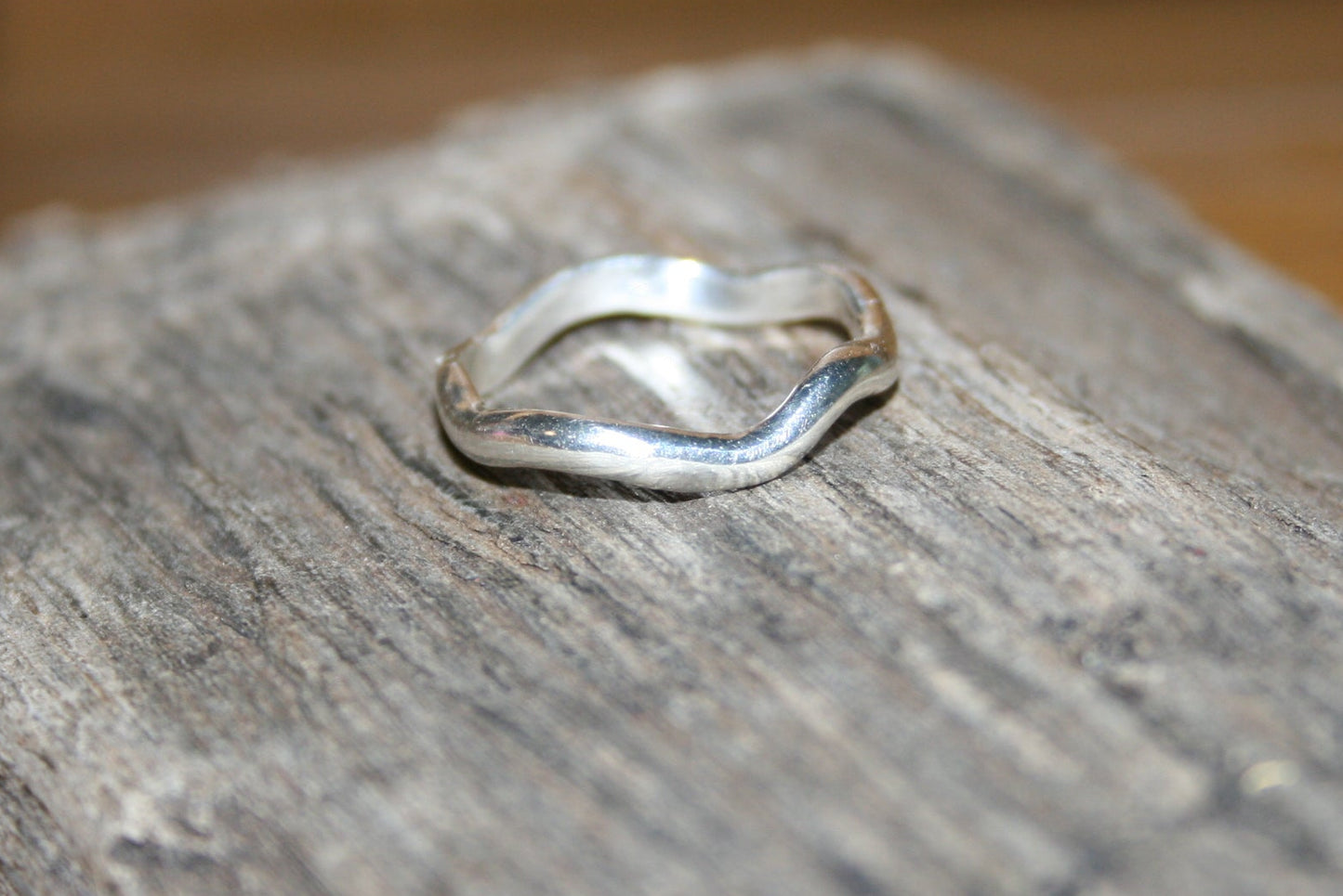 Sterling Silver Wave Ring – UK K