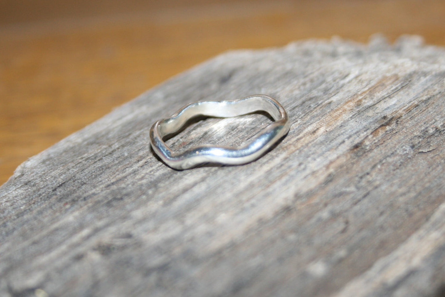 Sterling Silver Wave Ring – UK K