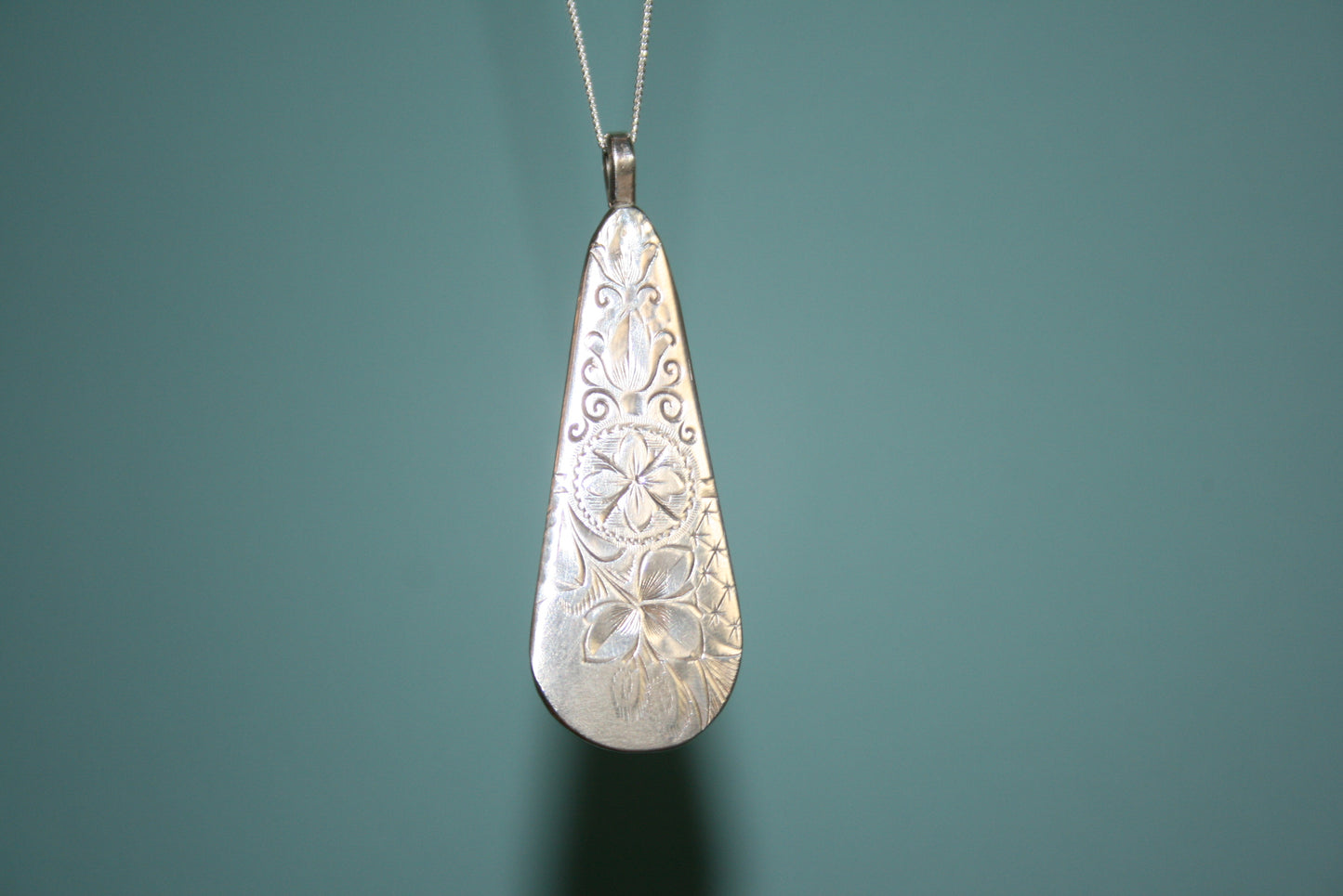 Antique Rework Silver Necklace