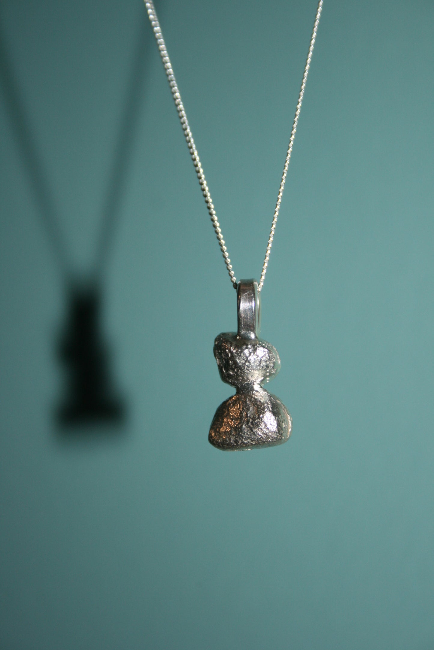 Pebble Silver Necklace - Recycled Sterling Silver