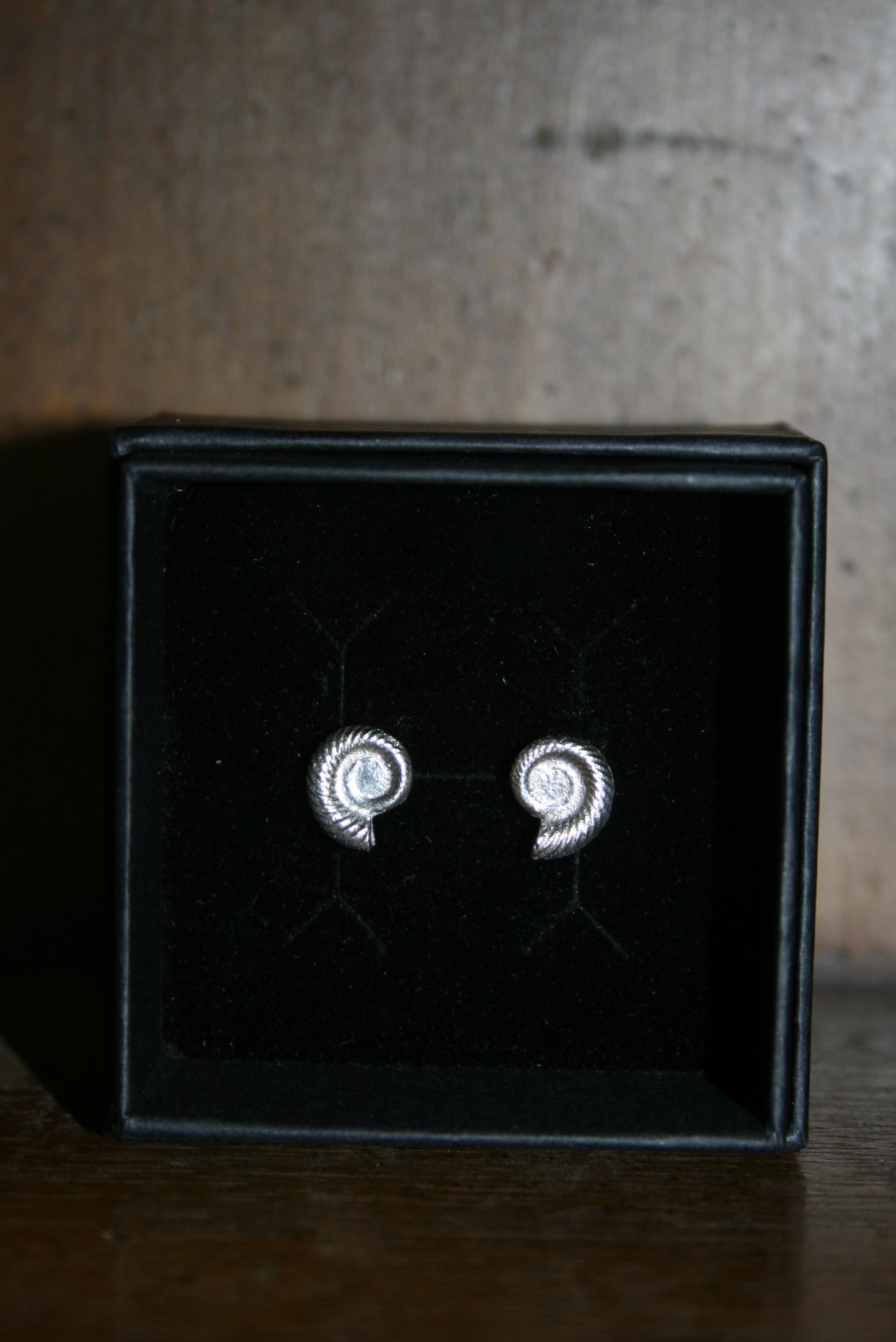 Ammonite Stud Earrings