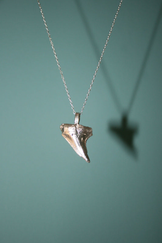 Shark Tooth Necklace - Sand Cast