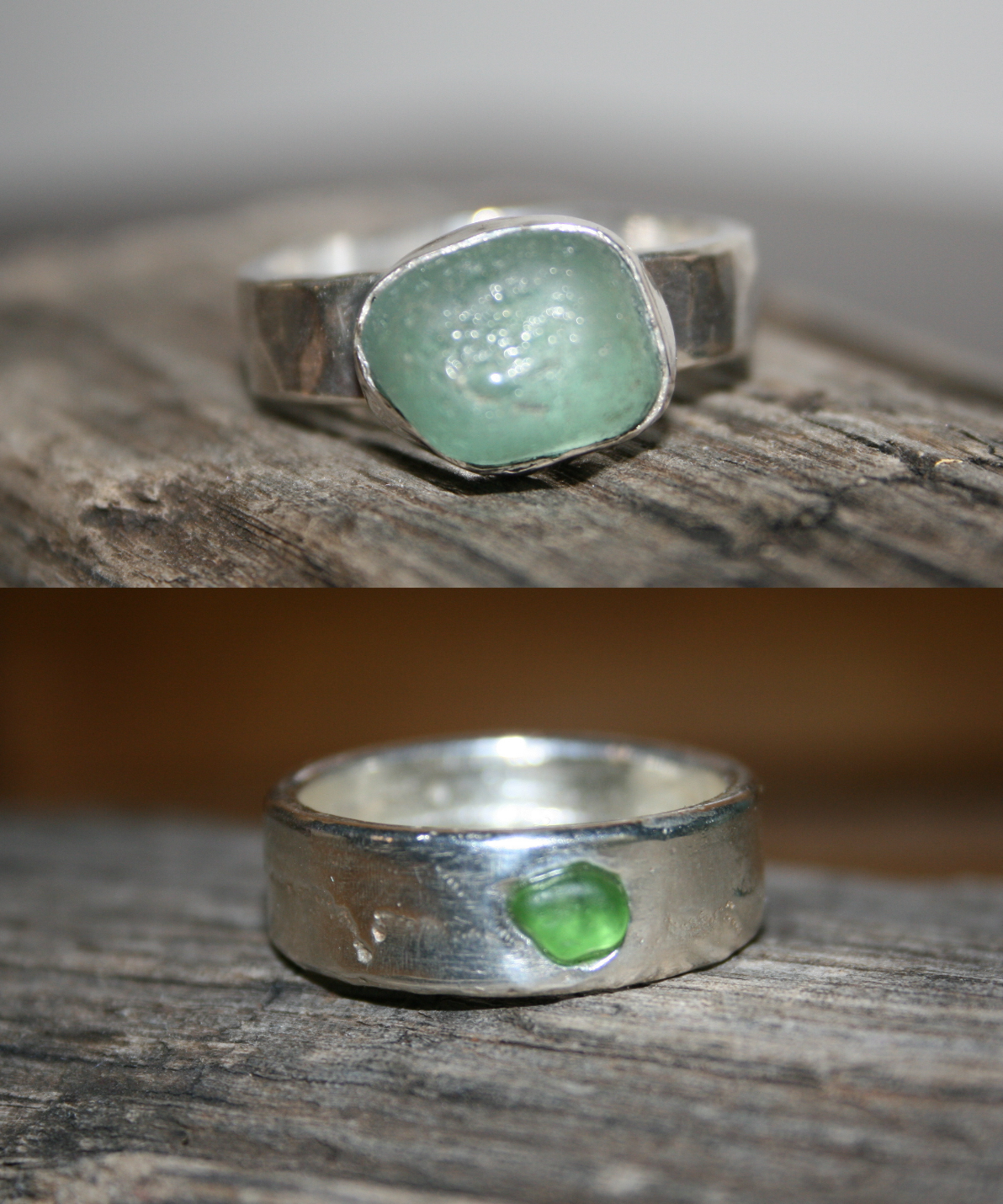 Custom Sea Glass Ring